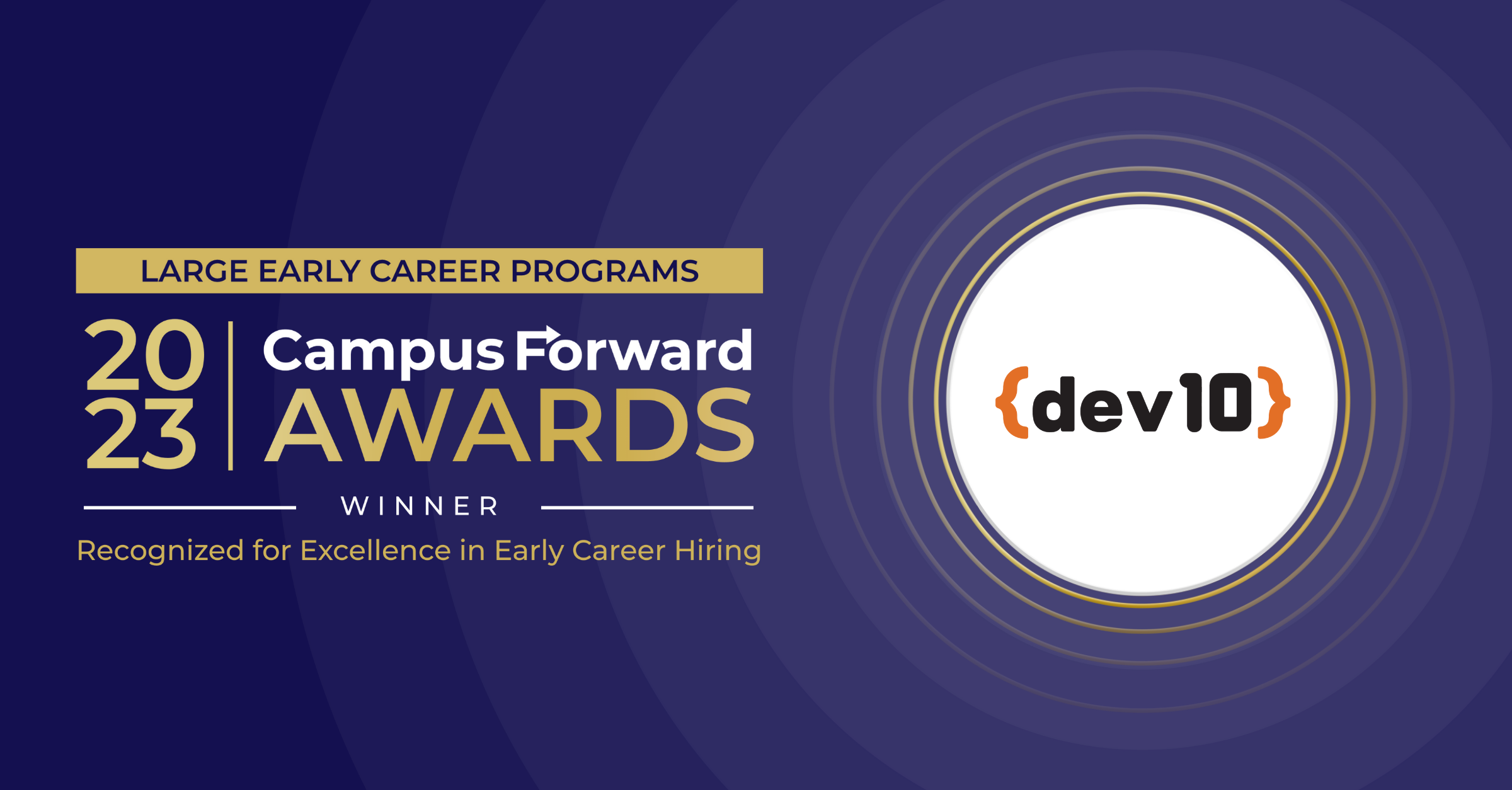 Dev10 by Genesis10 2023 Campus Forward Award Winner